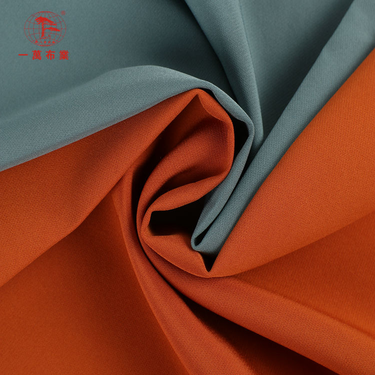 Manufacturer shiny 95% polyester 5% spandex chiffon fabric dress