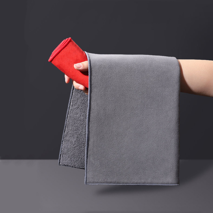 Double Layer Super Absorbent Twist Knit Shammy Car Wash Cloth Towel for Auto Detailing Cleaning Drying