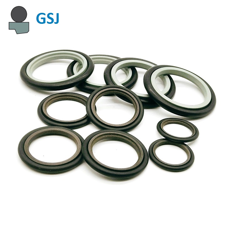 Гидравлическое NBR PTFE бронзовое STD HBTS GSJ ступенчатое уплотнение штока SPGO Glyd Ring SPG SPGW гидравлическое уплотнение поршня цилиндра
