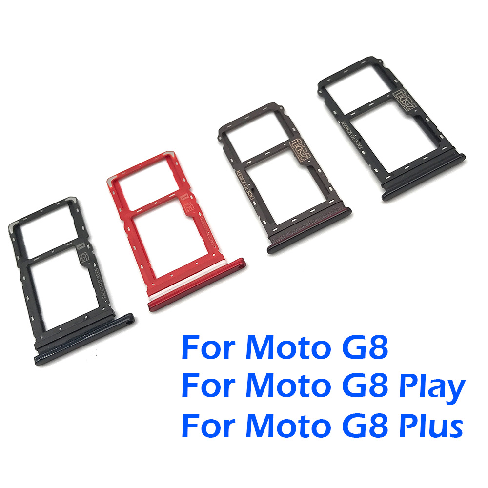 Запасная часть для держателя слота для Sim-карты для Motorola Moto G8 / G8 Plus / G8 Play