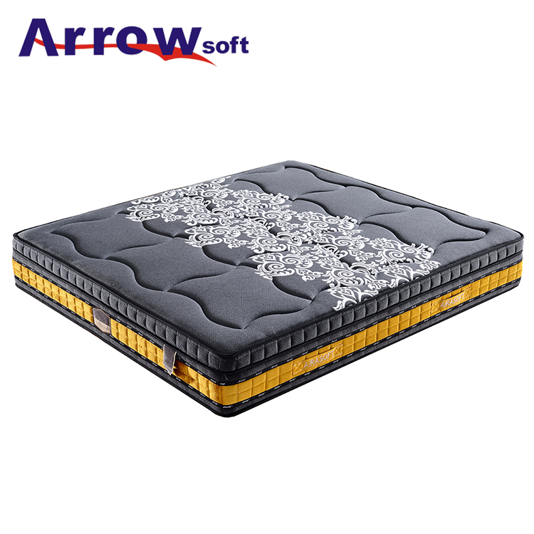 Sleep well roll pocket spring double bed size memory foam mattress for bedroom