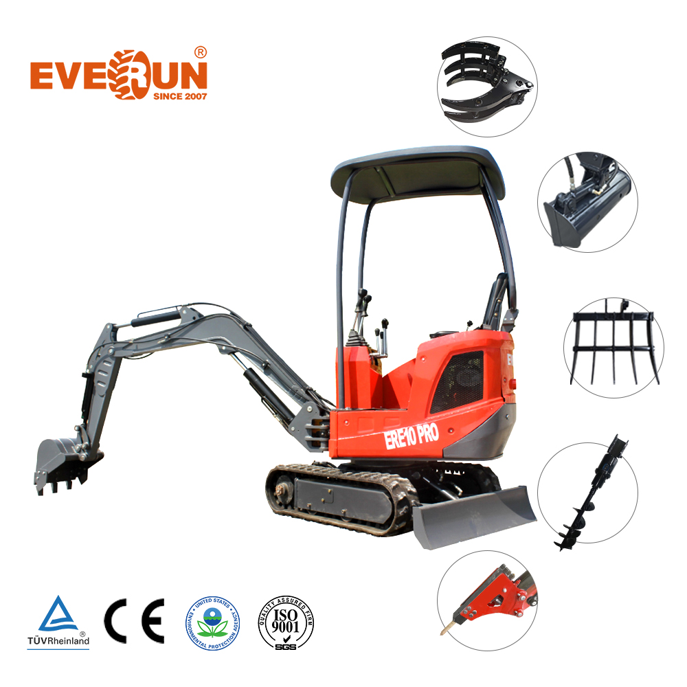 EVERUN ERE10pro CE/EPA цены дом 1t Купить Продать оборудование Мини Сад Микро земледелия экскаватор маленький размер для продажи