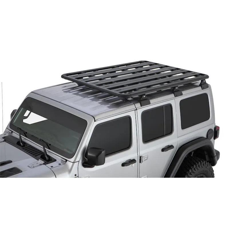 Custom Logo Aluminum Alloy Car Cargo Carrier Luggage Basket Roof Racks for Jeep Gladiator 2020 Wrangler Jk Jl Grand Cherokee
