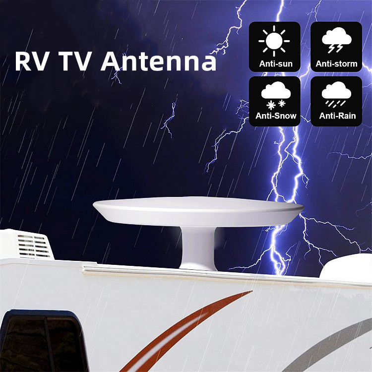 Антенна для крыши телевизора, всенаправленная воздушная Hdtv Rv антенна, спутниковая цифровая 5G антенна для дальнего радиуса действия для автомобиля, улицы, домов на колесах, ТВ