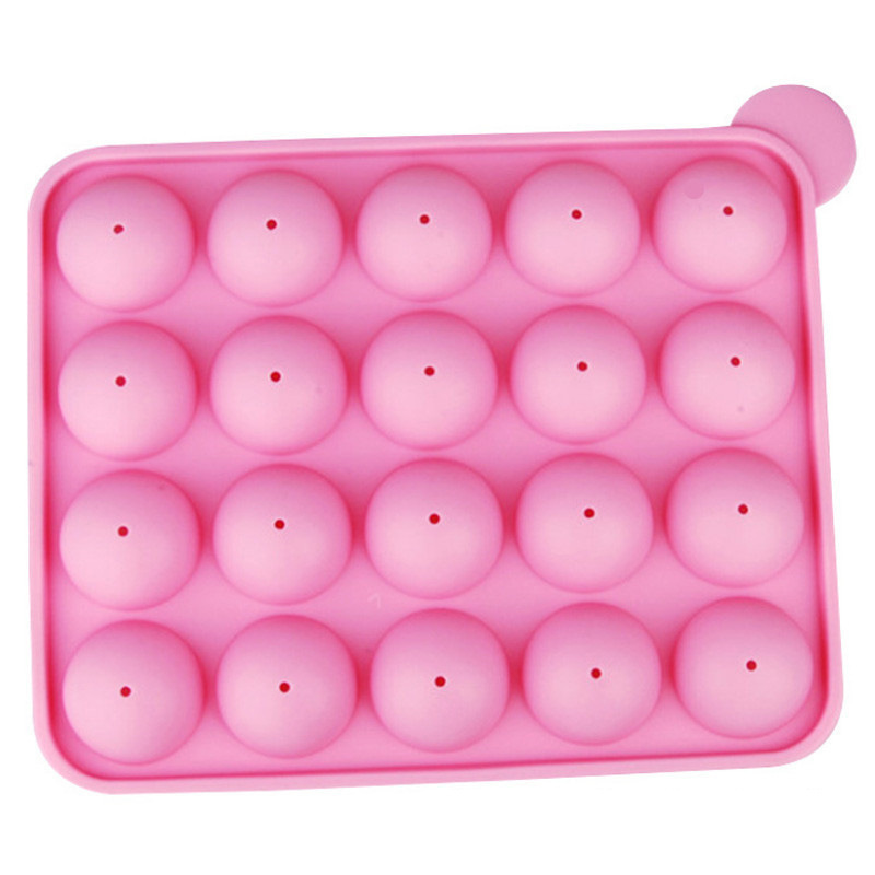 20 Cavity Silicone Cake Pop Mold Great for Hard Candy Lollipop and Party Cupcake mold
