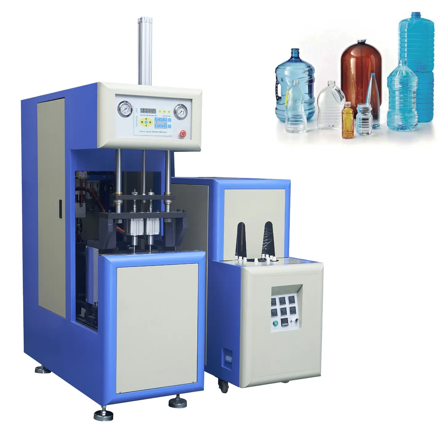 Pet Blower Machine Bottle Machine Make 2 Cavity Semi-automatic