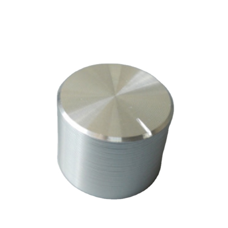 Custom precision CNC parts knurled metal M8 encoder aluminum potentiometer knob