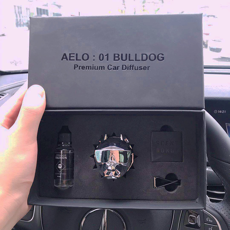 Американский индивидуальный освежитель воздуха bully dog, автомобильный жидкий парфюм с клипсой, автомобильный аромат