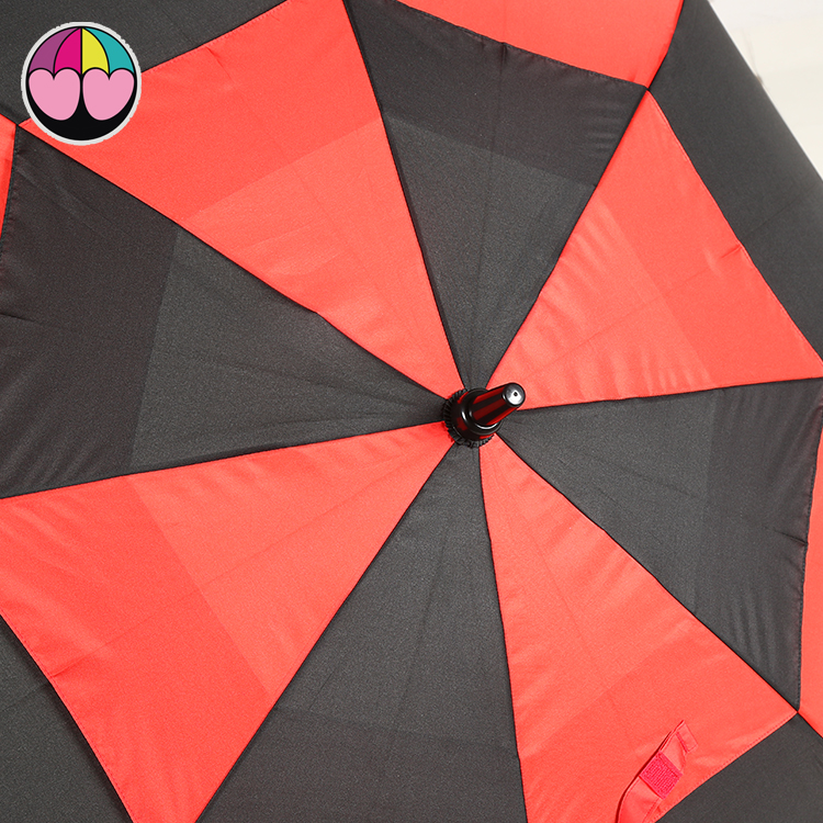 Golf Umbrellas Print Wholesale Double Layer Windproof High Quality Straight Ads Logo for Gift Large Size