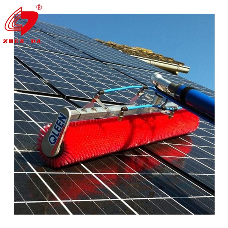 Zhenda Brush Factory whole sale Can Customized Solar Panel Cleaning Brush