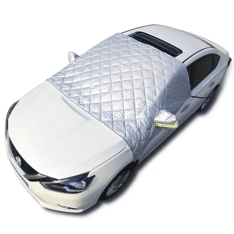 Snow Wind Proof Class C Vehicle Frost Guard Double Side Smart Magnetic Windshield Cover Snow With Mirror Covers