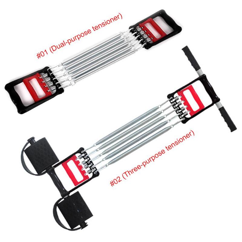 Fashion Popular Arms Strength Training Rally Latex Resistance Spring Chest Expander Fitness With PP Handle 2021