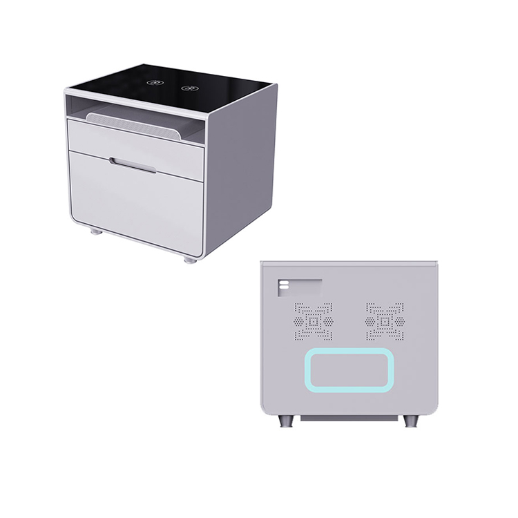 2021 Trendy Product Smart Home Furniture Nightstand With Cooling Drawer