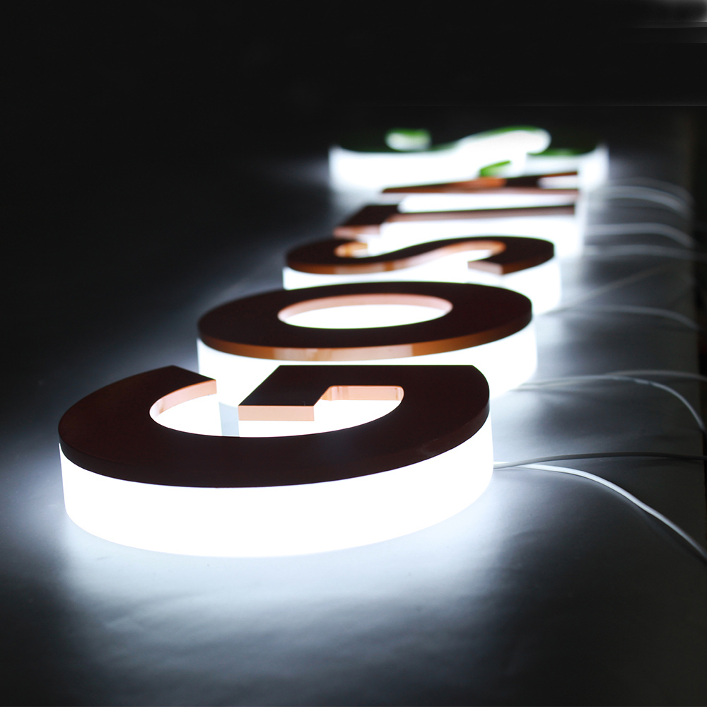 DINGYISIGN Заводская поставка, 3D подсветка, буквы, знак, Электронная светодиодная Акриловая вывеска