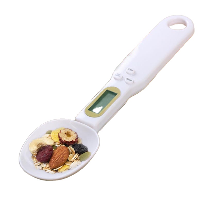 500g/0.1g Portable LCD Digital Kitchen Scale Measuring Spoon Gram Electronic Spoon Weight Volumn Food Scale New High Quality