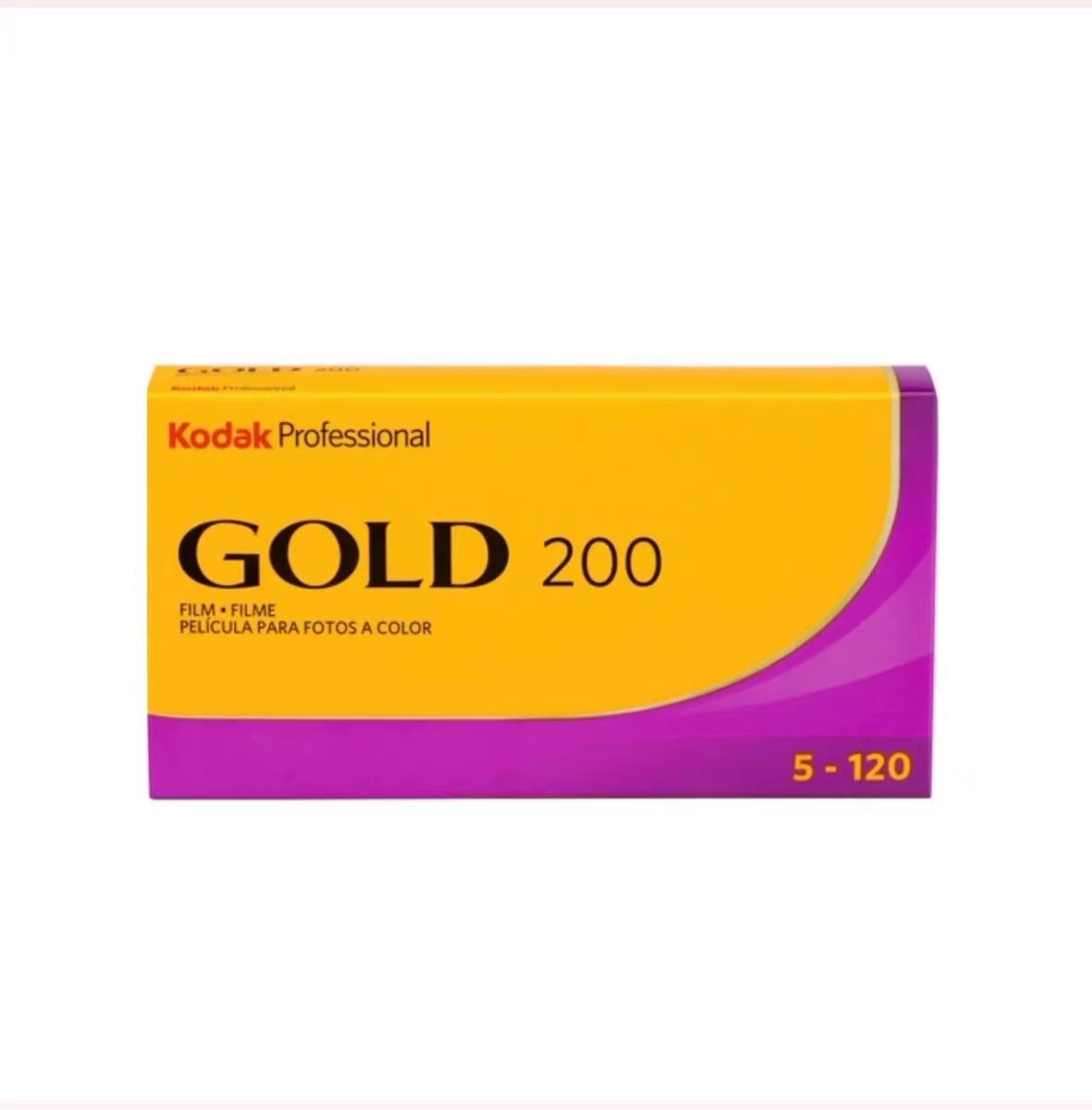 KODAK профессиональная Золотая 200 IOS 200 120 мм цветная отрицательная пленка один рулон