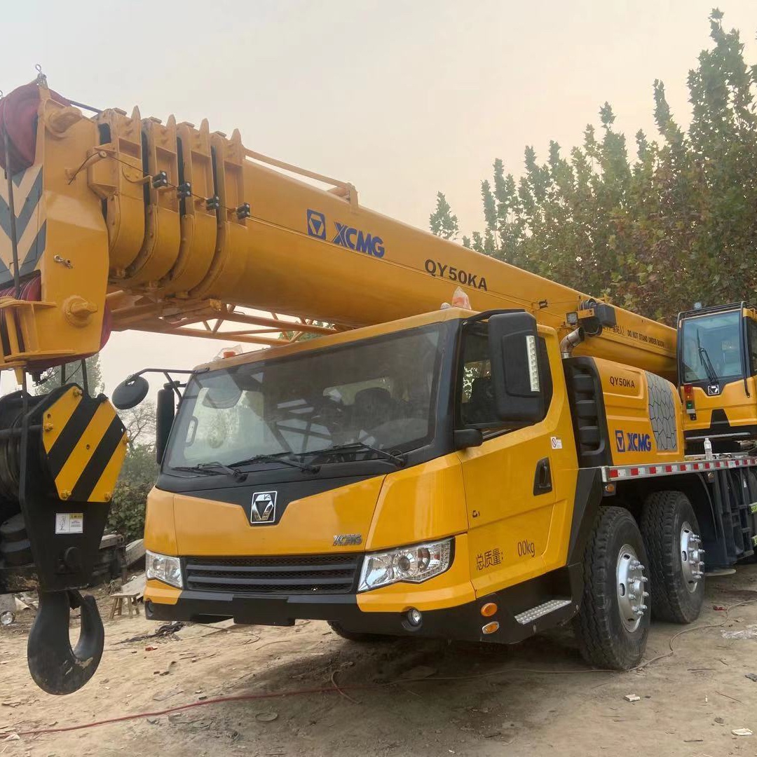 Подержанный 50 тонн XCMG QY50KA гидравлический подъемный кронштейн для продажи в Дубае
