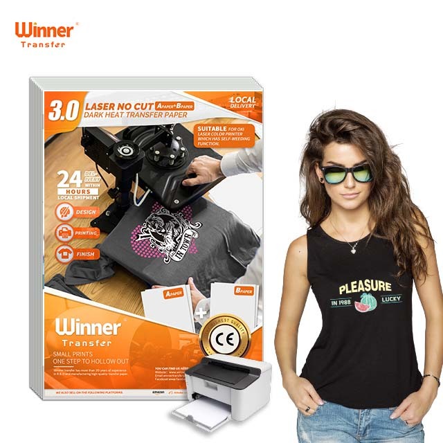 Winner Transfer Hot Sale Easy to Operate Heat Transfer Paper Sublimation Dark Self Wedding