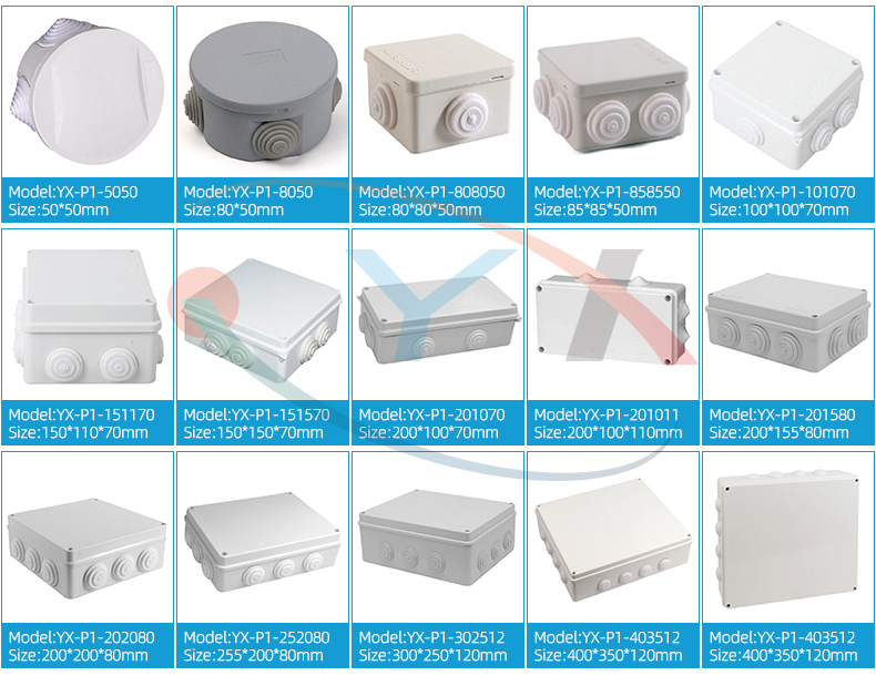 Custom ABS IP66 pcb enclosure plastic electronic waterproof junction box outdoor battery case enclosure
