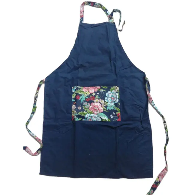 Fashion customized 100% cotton apron for house kitchen