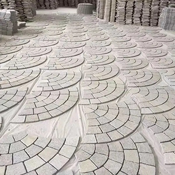 Exterior Road G603 Chinese Black Granite Block Paving Stone Basalt Outdoor Tiles White Patio for Driveway