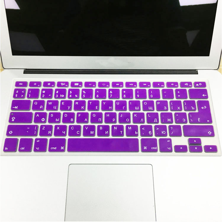 Для Macbook A1932 2018 Новый Air Custom русская клавиатура защитный чехол для кожи американская версия