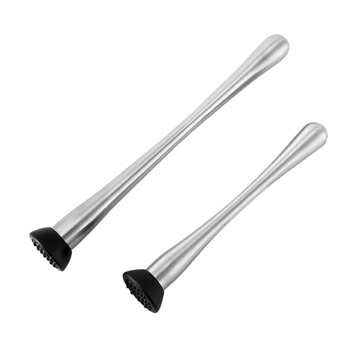 Bartender Bar Tools Mixing Hammer Lemon Juice Ice Muddler Stainless Steel Mojito Cocktail Muddler