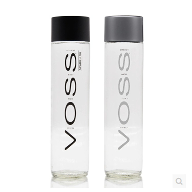 Горячая Распродажа, Voss стеклянная бутылка для воды, бутылки для напитков, стеклянные бутылки для сочных напитков