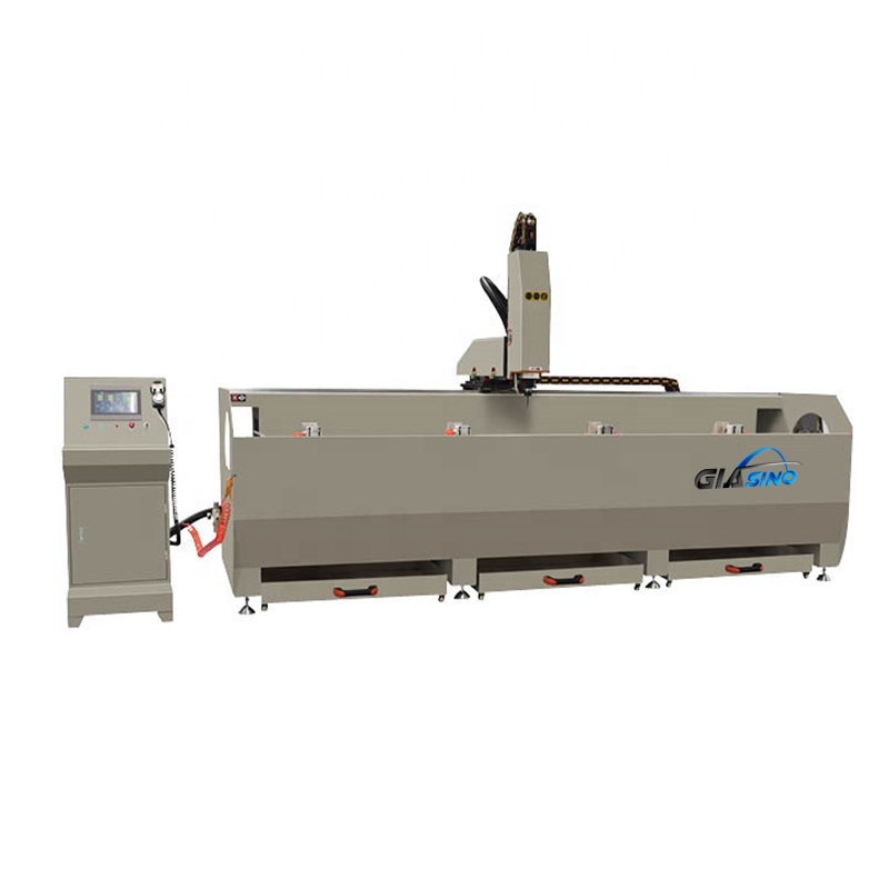 Алюминиевый профиль отверстие для замка CNC сверлильный и фрезерный станок для алюминиевых оконных дверей