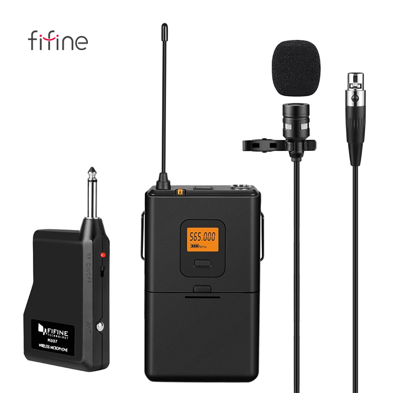 Fifine Micrfono Inalmbrico церковный беспроводной петличный отворот беспроводной микрофон