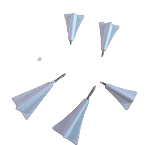 Promotional metal airplane shape flying Pushpin Thumbtack drawing pin set