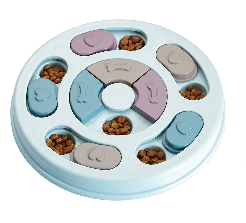 Sohpety Top Funny Dog Smart Pet Interactive Memory Puzzle Toy Dispenser Game Slow Feeder Toys For Dog Puzzle