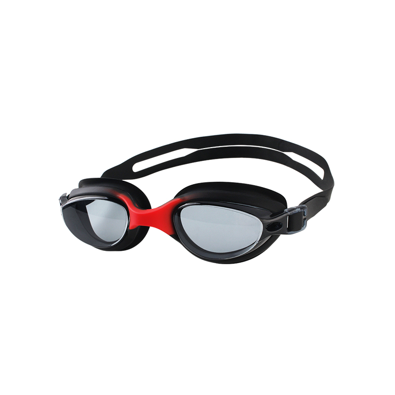 Custom water sports silicone anti fog swim goggles for adult