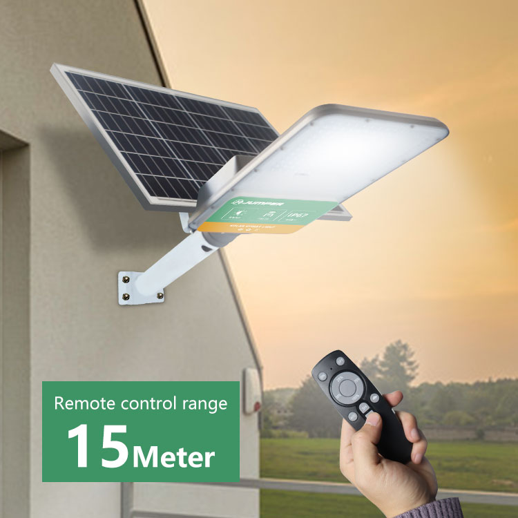 Долгое время работы наружное водонепроницаемое IP67 200W управление светом солнечное уличное освещение