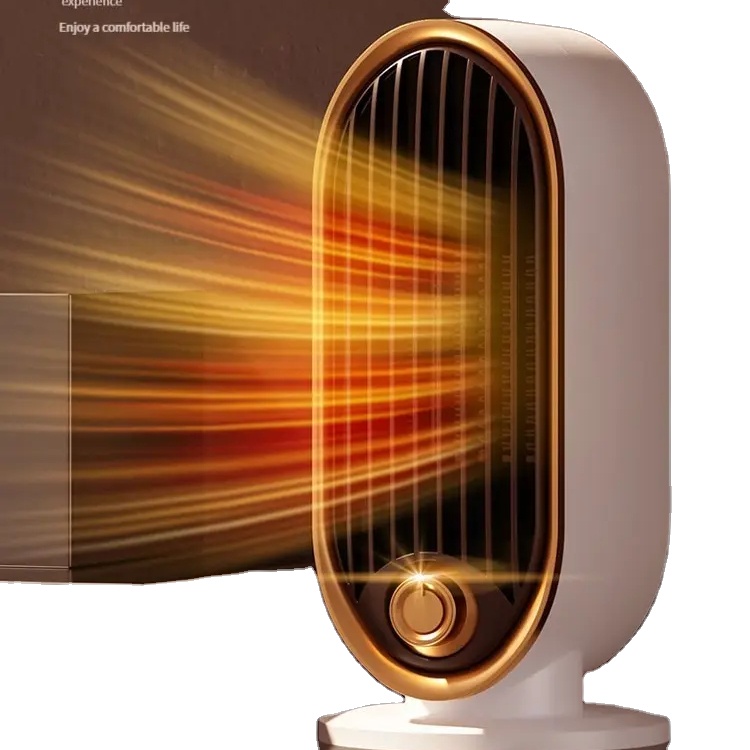 800W Room Heater PTC Electric Heater Fast Heating Fan Heater Portable Leafless Vertical Home Office Desktop Warmer Machine