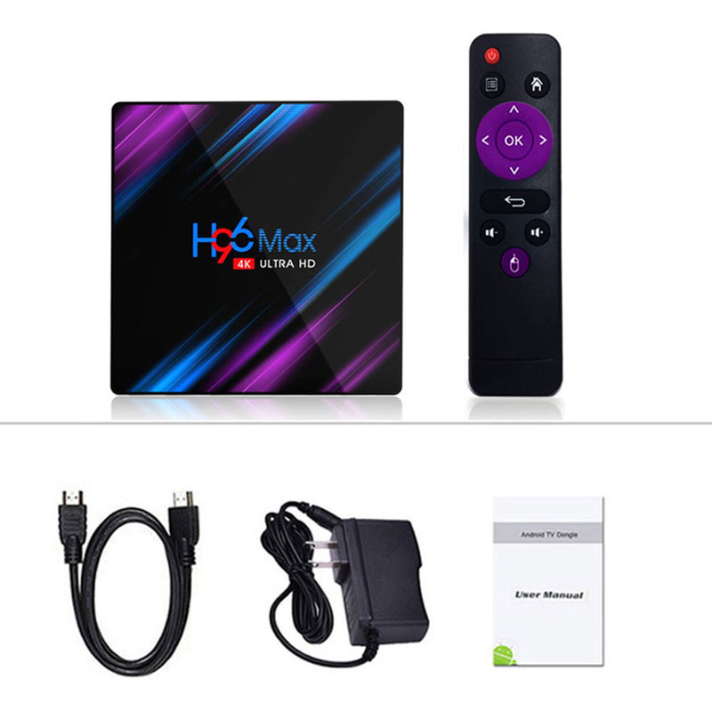 H96 Max Самый дешевый Android 9,0 TV BOX двойной wifi с BT H96 max R3318 2g16g 4g32g 4g64g Led dipaly телеприставка