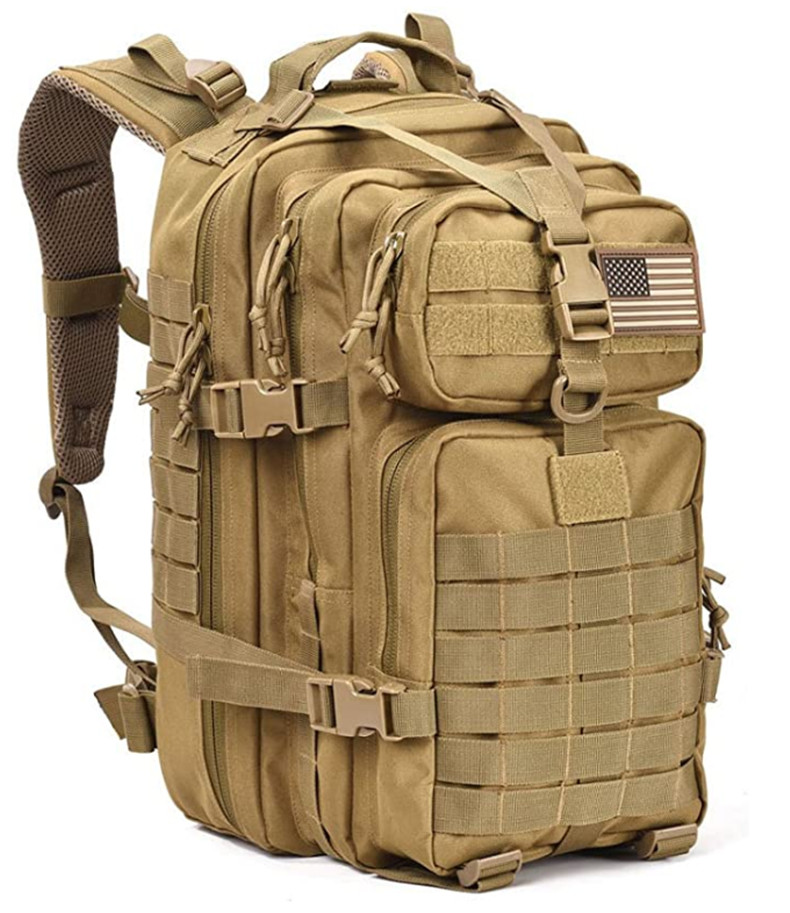 Коричневый армейский Рюкзак Molle, Военный Тактический штурмовой рюкзак
