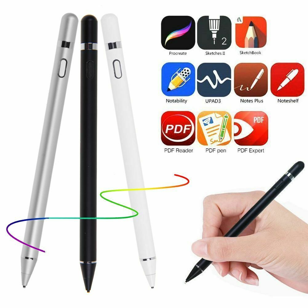 Active iPad Tablet Apple for Mobile-phone 2020 Apple iPad Windows with Fine Point Tip Palm Rejection Stylus Pen for Writing