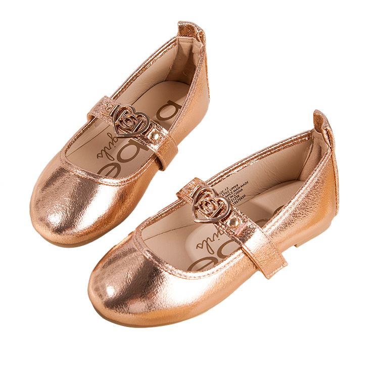SANMAO 2020 New Lovely Princess Girls Shoes wholesale kids Shoes rose gold Children's Shoes