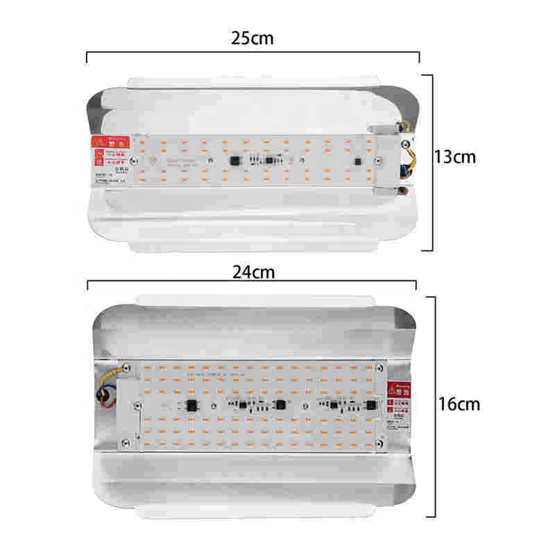Smuxi LED Grow Light 50W 100W полными спектрами Фито потолочные светильники лампа йода AC 220V Светодиодная лампа для выращивания растений с питанием от источника водонепроницаемый ip65