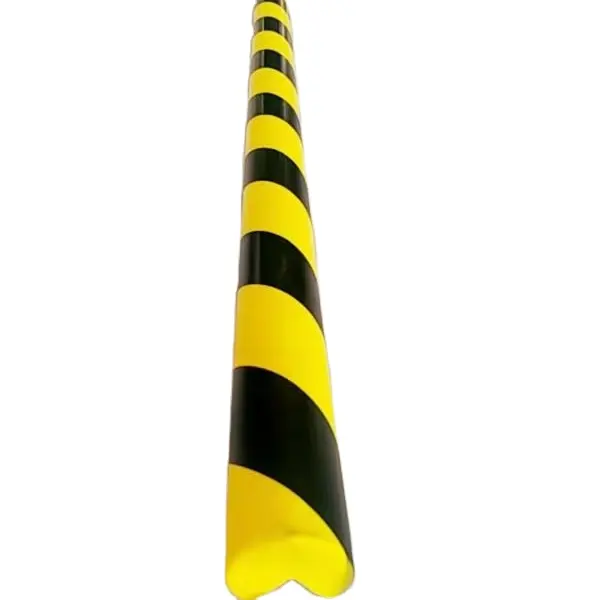 equipments protecting PU material yellow and black foam corner guards