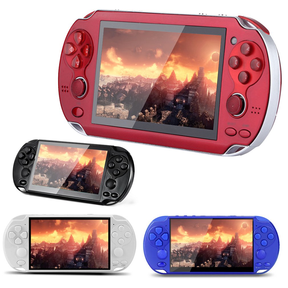 Игровой плеер HD X6 с экраном 4,3 дюйма для PSP, портативный игровой плеер с поддержкой Mp4 плеера, ТВ, игровая консоль