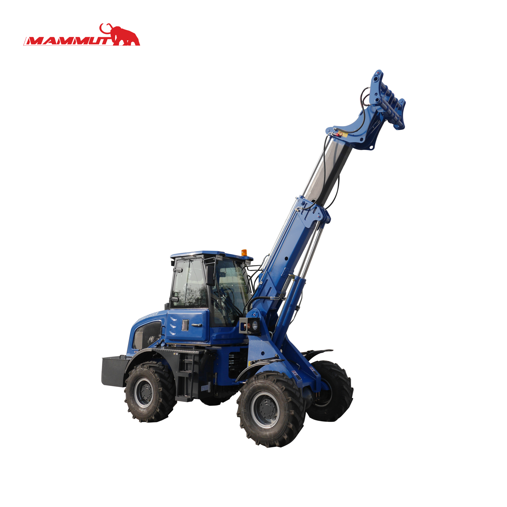 Мини Телескопический фронтальный погрузчик Mammut 1600 кг, распродажа, китайский бренд