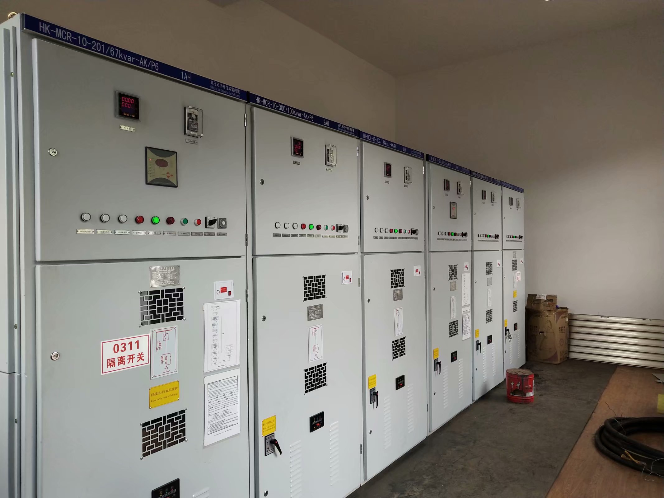 11kv конденсаторная панель Apfc коррекция коэффициента мощности