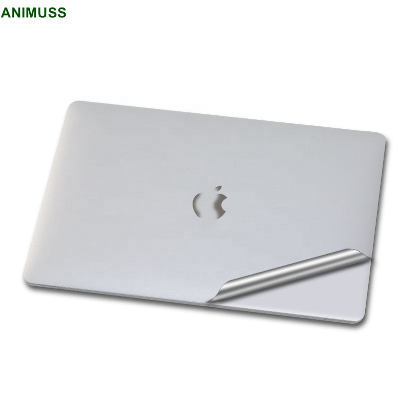 Laptop Aluminum Finish Full Body Protective Film Sticker Skin for Macbook 11 12 13 15