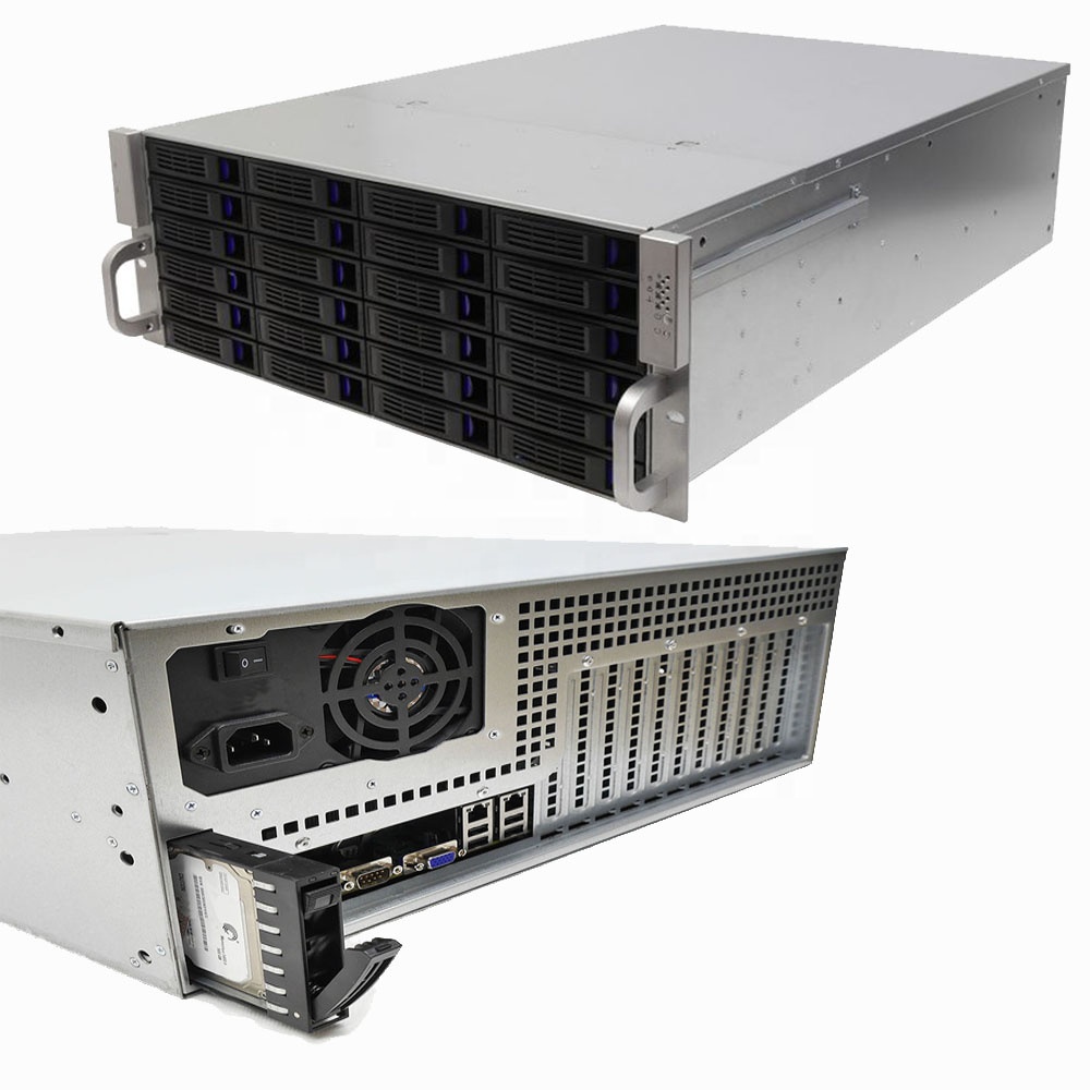 24 bay Горячая замена 4u сервере Дело 24 bay PCI 11 слотов для карт 4u Горячая замена серверного шасси