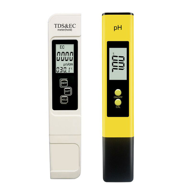 Цифровой тестер качества воды 0-14 PH метр 0-9999 ppm TDS измеритель combo
