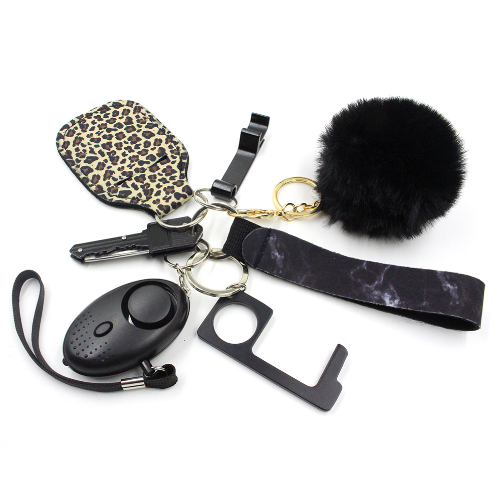 2021 Promotion Taser Self Pepper Spray Alarm Keychain Tools Kit Women Tasergun Defensa Supplier Personal Self Defense Equipment