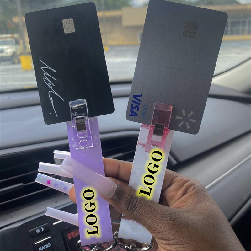 Wholesale Custom cheap atm credit card grabber for long nails