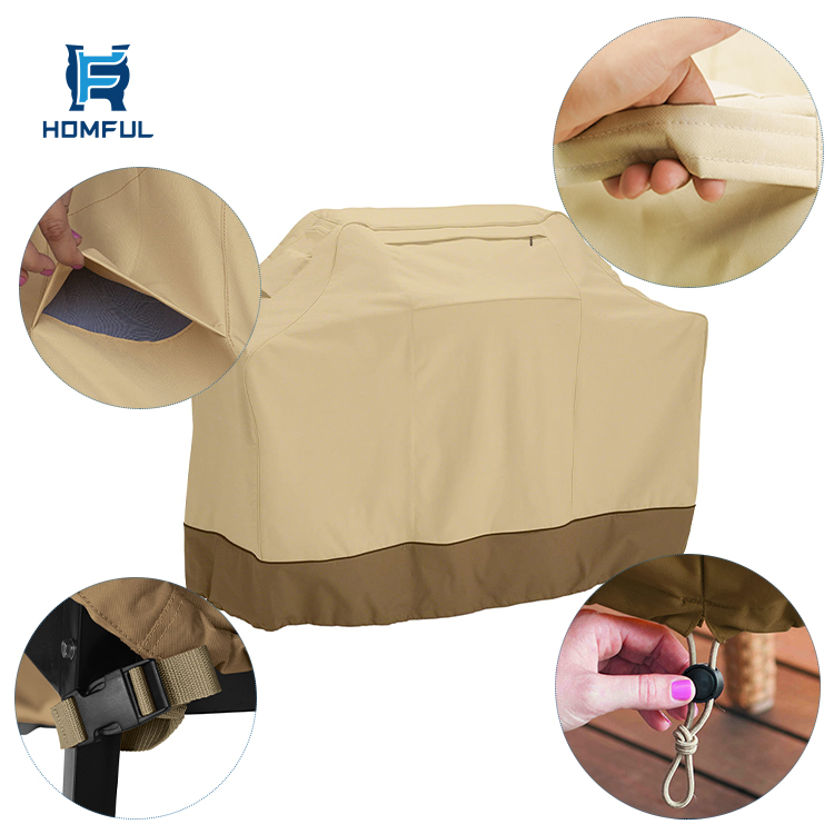 HOMFUL Heavy Duty барбекю гриль Чехлы Открытый водонепроницаемый барбекю Гриль Крышка